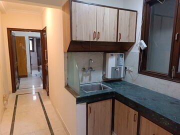 Kitchen in 2 BHK Builder Floor at Malviya Nagar – for Rent