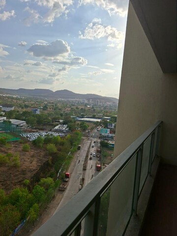 Balcony in 3 BHK Apartment at F5 Mount Unique, Baner – for Rent