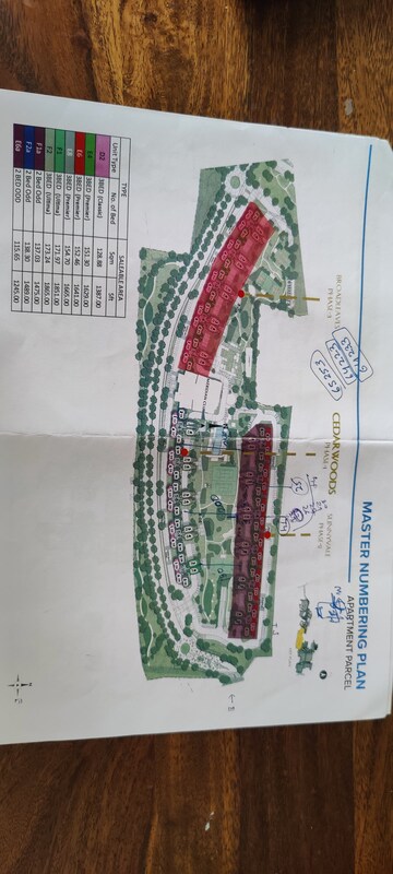 Master Plan in 3.5 BHK Apartment at Meridian Park At The Prestige City, Sarjapur Road – for Sale
