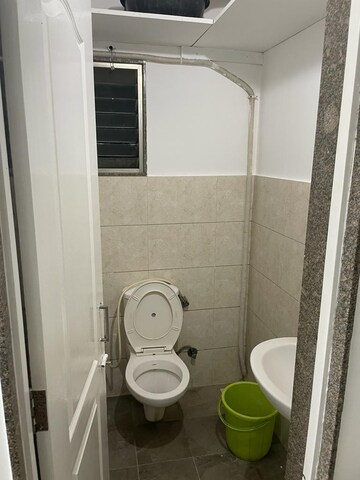 Bathroom in  Office Space at Goyal Titanium Heights, Prahlad Nagar – for Rent