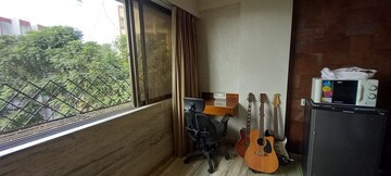 Living Room in Studio Apartment at Sheesh Mahal Apartment, Bandra West – for Rent