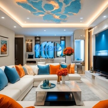 Living Room in 3 BHK Apartment at Sector 28 Dwarka – for Sale