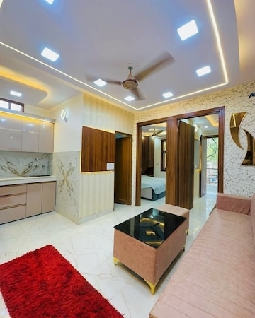 Living Room in 3 BHK Apartment at Igi Airport Area – for Sale