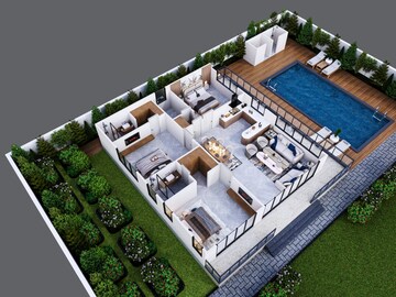 Master Plan in 3.5 BHK Villa at JM Florance, Tech Zone 4 Greater Noida – for Sale