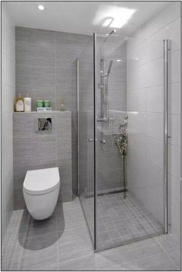Bathroom in 3 BHK Builder Floor at KD Block RWA Ashok Vihar, Ashok Vihar – for Rent