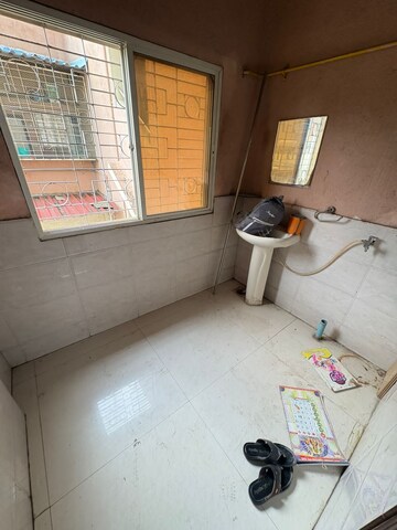 Bathroom in 2 BHK Apartment at GK Peace Valley, Pimple Saudagar – for Rent