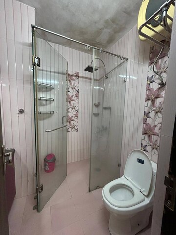 Bathroom in 3 BHK Apartment at Shapoorji Pallonji Joyville Phase 2, Sector 102 – for Rent
