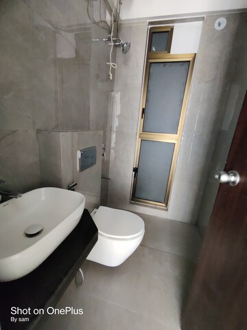Bathroom in 2 BHK Apartment at Rutu Estate, Brahmand – for Rent