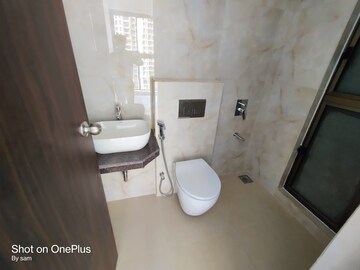 Bathroom in 2 BHK Apartment at Rutu Estate, Brahmand – for Rent