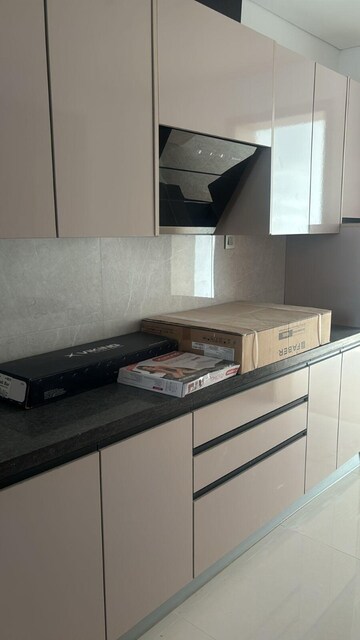 Kitchen in 4 BHK Apartment at Rustomjee Crown, Prabhadevi – for Rent