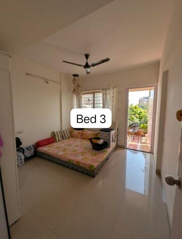 Bedroom in 3 BHK Apartment at Paranjape Crystal Garden, Baner – for Rent