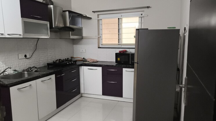 Kitchen, my-home-vihanga 3 Bedroom 1740 Sq.Ft. Apartment In Gachibowli Hyderabad 8782641
