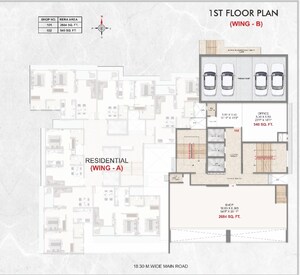 Floor Plan in  Office Space at Adityaraj Majestic, Chembur – for Sale