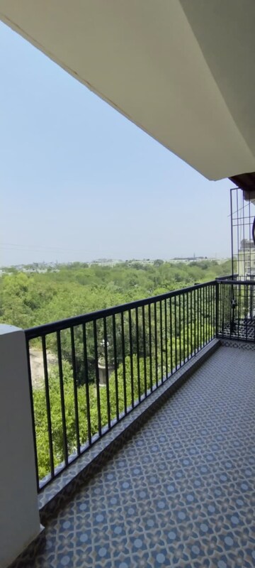 Balcony in 3 BHK Apartment at Vasant Kunj – for Rent