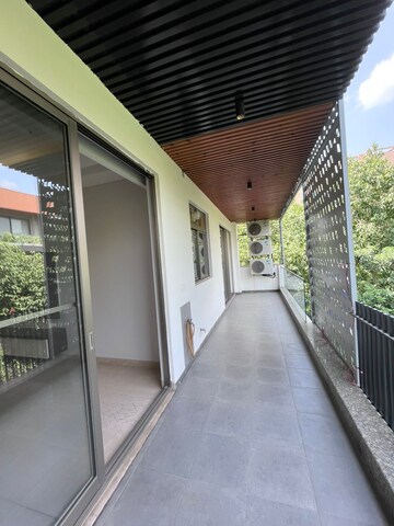 Balcony in 3 BHK Builder Floor at Ansal Sushant Lok I, Sector 43 – for Sale