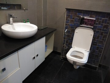 Bathroom in 3 BHK Builder Floor at Shivalik Colony – for Rent