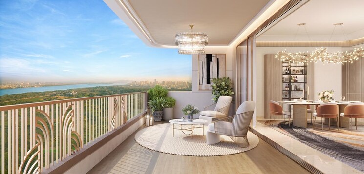 Balcony, sandoz baug 3.5 Bedroom 1388 Sq.Ft. Apartment In Sandoz Baug Thane 8782736