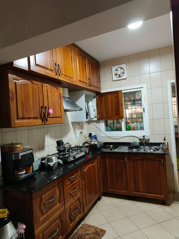 Kitchen in 3 BHK Apartment at Sobha Forest View, Kanakapura Road – for Rent