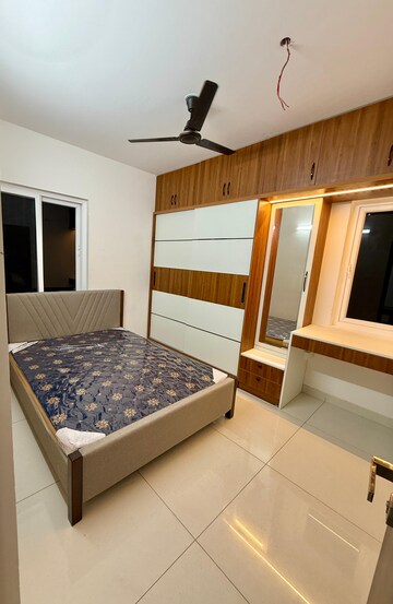 Bedroom in 2 BHK Apartment at Aparna Sarovar Zicon, Nallagandla – for Rent