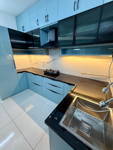 Staircase in 2 BHK Apartment at Aparna Sarovar Zicon, Nallagandla – for Rent