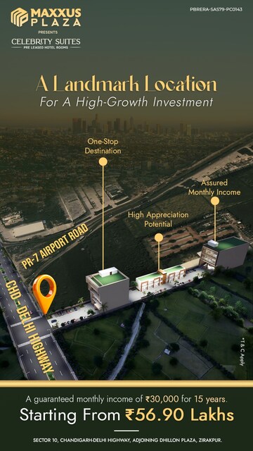  Office Space in IT/SEZ For Sale in Maxxus Plaza, Ambala Highway