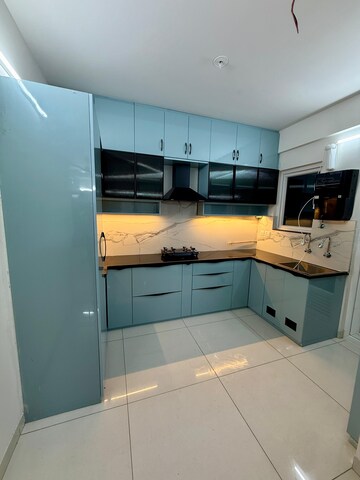 Kitchen in 2 BHK Apartment at Aparna Sarovar Zicon, Nallagandla – for Rent
