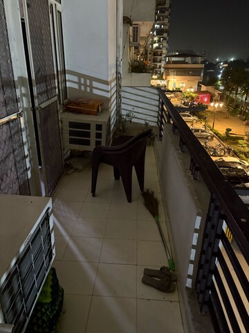 Balcony in 2 BHK Apartment at Raj Nagar Extension – for Rent