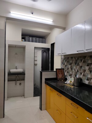 Kitchen in 1 BHK Apartment at Aura Rudra Heights, Nalasopara East – for Sale