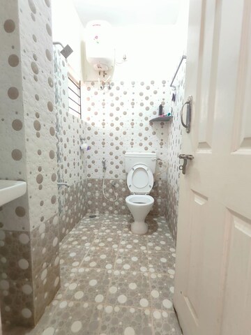 Bathroom in 1 BHK Builder Floor at Iti Layout – for Rent