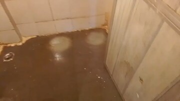 Bathroom in 1 BHK Apartment at Kopar Khairane – for Rent