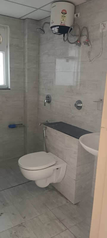 Bathroom in 3 BHK Apartment at Anukampa Platina Terraces, Mansarovar – for Rent