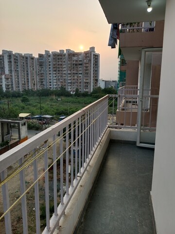 Balcony in 2.5 BHK Apartment at Royce Sentosa Parc, Raj Nagar Extension – for Rent
