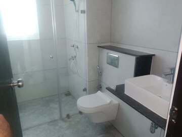 Bathroom in 3 BHK Apartment at Aliens Space Station, Tellapur – for Rent
