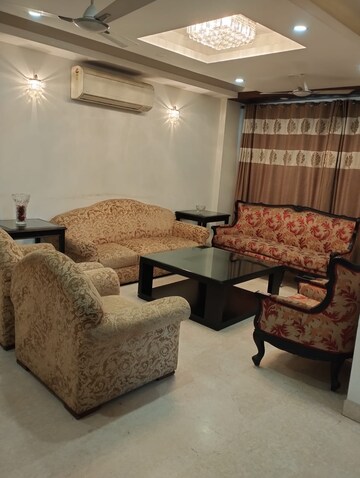 Living Room in 4 BHK Builder Floor at Safdarjung Enclave – for Rent