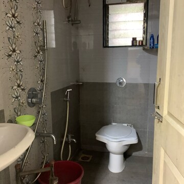 Bathroom in 1 BHK Apartment at Mahavir Neelkanth Nagar CHSL, Vivekanand Nagar – for Rent