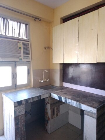 Kitchen in 2 BHK Builder Floor at Shri Balaji Rail Vihar, Lal Kuan – for Rent
