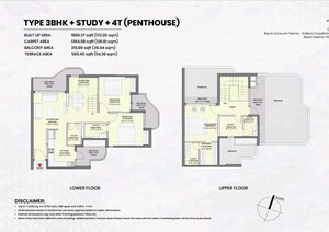 3.5 BHK Penthouse For Sale in Eldeco Ballads Of Bliss, Sector 22d Yamuna Expressway