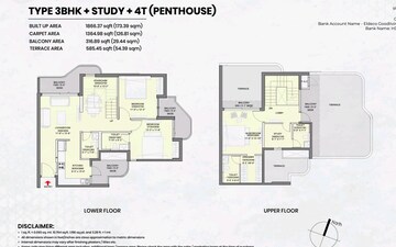 3.5 BHK Penthouse For Sale in Eldeco Ballads Of Bliss, Sector 22d Yamuna Expressway