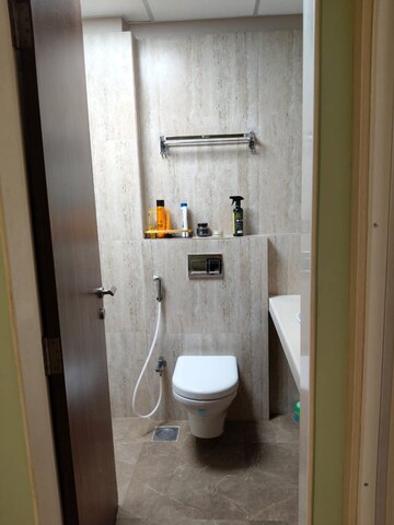 Bathroom in 3 BHK Apartment at Yasmin Tower, Agripada – for Rent