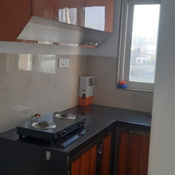 Kitchen in 1.5 BHK Apartment at Runwal Forest Orchid, Kanjurmarg West – for Rent