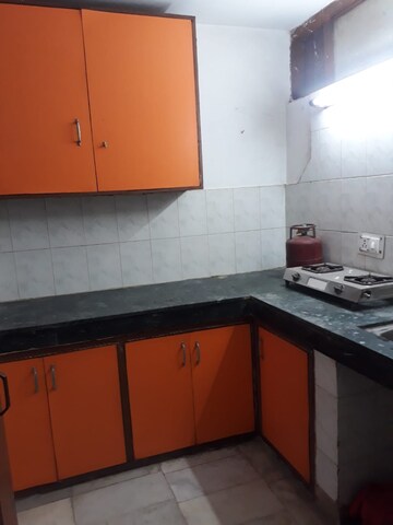 Kitchen in 2 BHK Builder Floor at Khirki Extension – for Rent