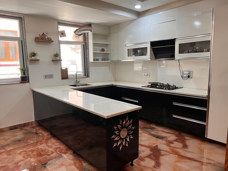 Kitchen, ansal-celebrity-homes 2 Bedroom 1970 Sq.Ft. Apartment In Sector 2 Gurgaon 8783194