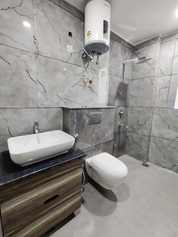 Bathroom in 3 BHK Builder Floor at Palam Vihar Residents Association, Palam Vihar – for Rent