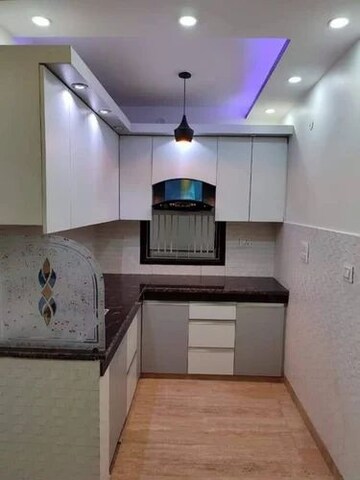 Kitchen in 3 BHK Builder Floor at PVD Modern Railway City, Lal Kuan – for Rent