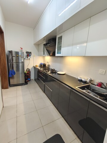 Kitchen in 2.5 BHK Apartment at Bhartiya Nikoo Homes, Thanisandra Main Road – for Sale