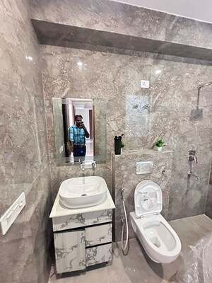 Bathroom in 4 BHK Builder Floor at Sector 21 – for Rent