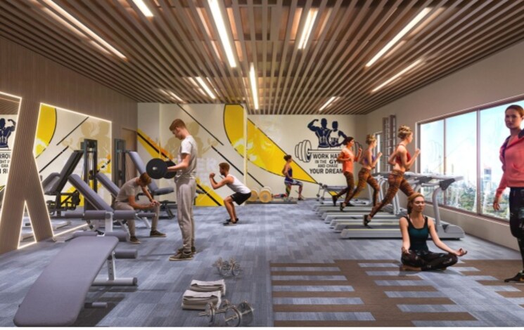 Gym, new mankapur 3 Bedroom 1625 Sq.Ft. Apartment In New Mankapur Nagpur 8783312