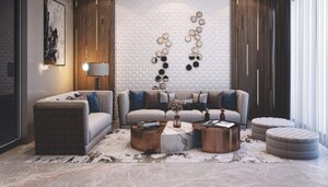 Living Room in 3 BHK Apartment at Sector 99 – for Sale