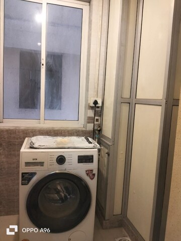 Bathroom in 2 BHK Apartment at Hiranandani Villa Grand, Ghodbunder Road – for Rent