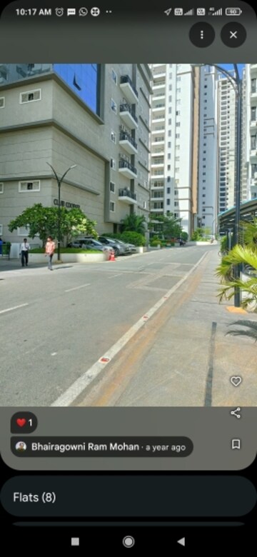 Parking in 3 BHK Apartment at SMR Vinay Iconia Hyderabad, Kondapur – for Rent